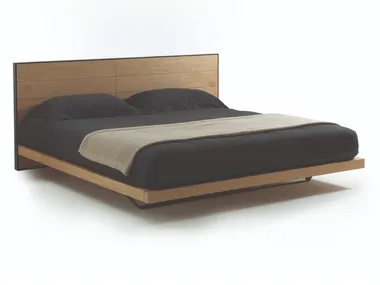 RIALTO 1 - Wood veneered multilayer double bed _ Riva 1920